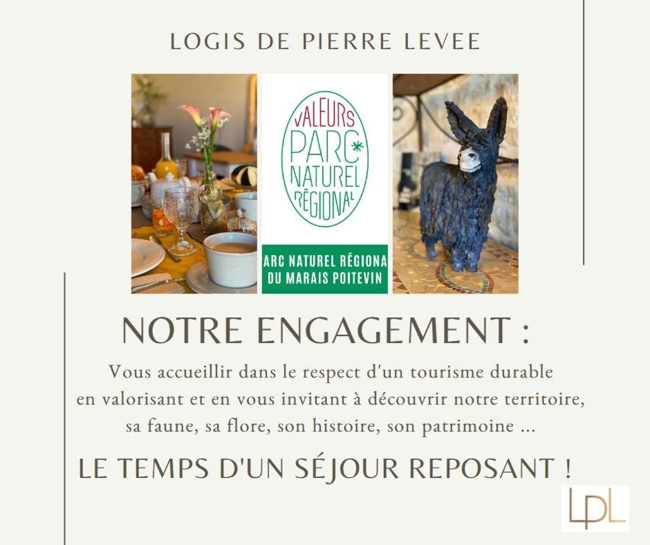 مبيت وإفطار Bessines Logis De Pierre Levee المظهر الخارجي الصورة